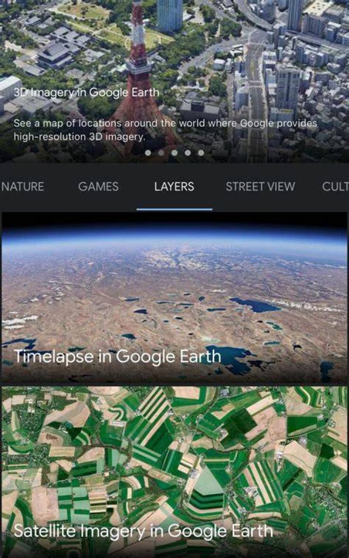 How do I view a parcel on Google Earth