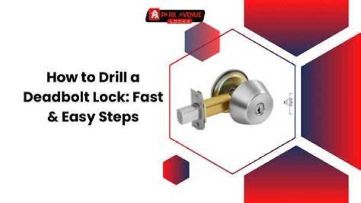 How do you drill out a hardened bolt