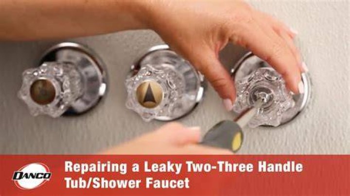 How do you fix a leaky shower handle