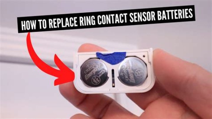 How do you fix a ring contact sensor