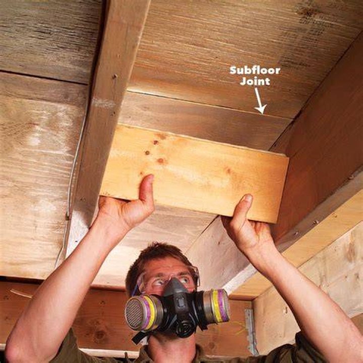 How do you fix a squeaky floor joist