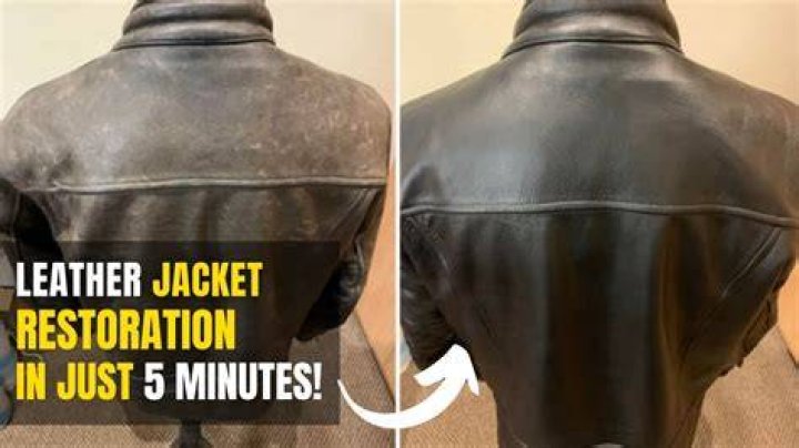 How do you fix a worn leather jacket