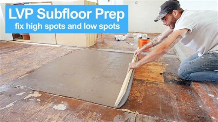 How do you fix subfloor under carpet