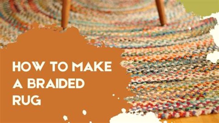 How do you flatten a braided rag rug