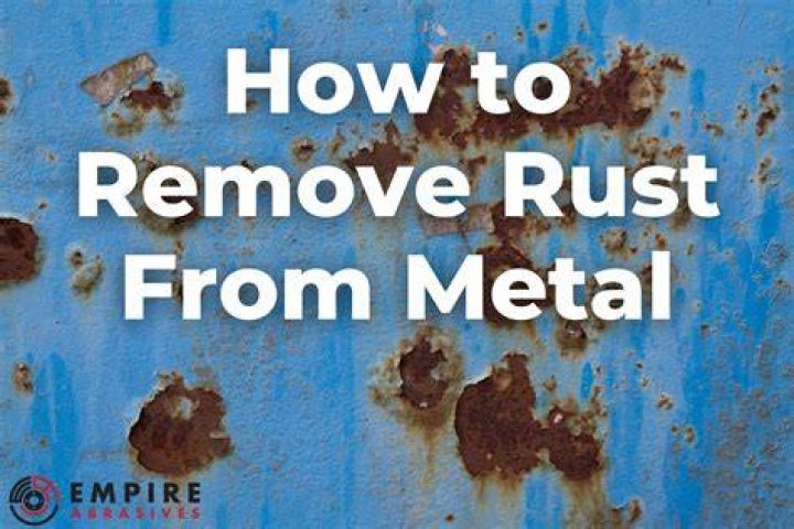 How do you get rust off a metal rack