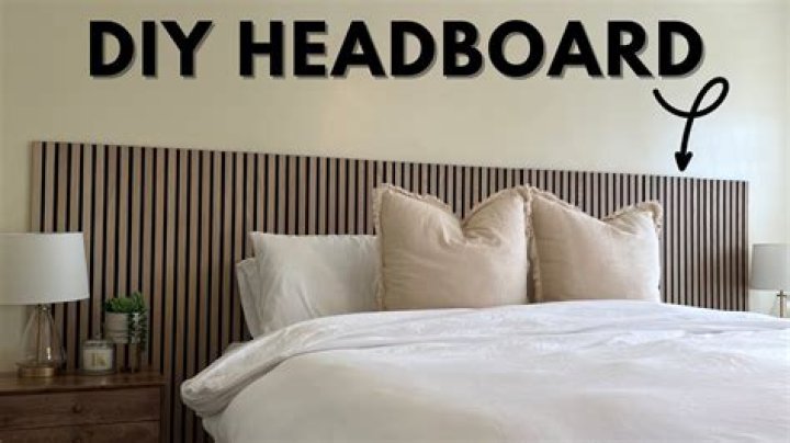 How do you hang a floating headboard