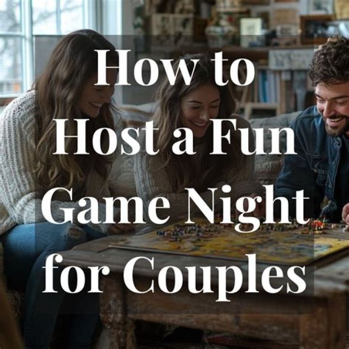 How do you host a couples game night