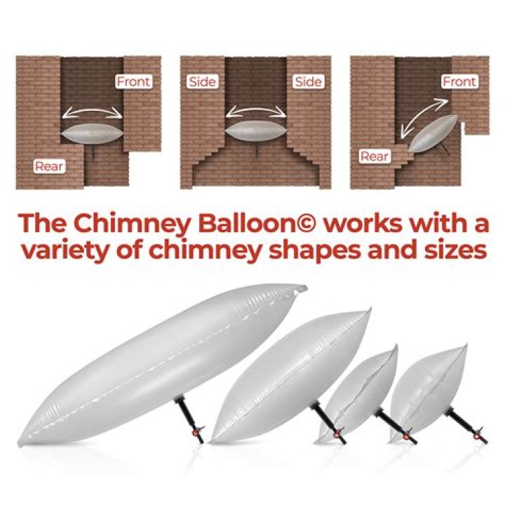 How do you install a chimney balloon