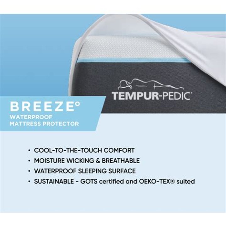 How much cooler is Tempur Pedic breeze