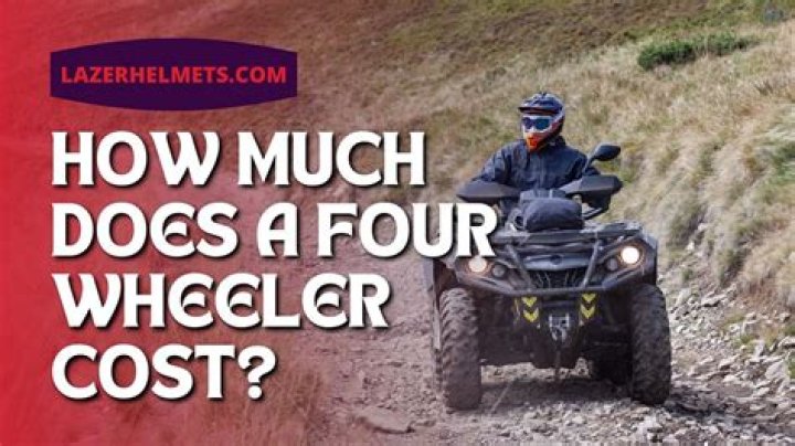 How much does a used four wheeler cost